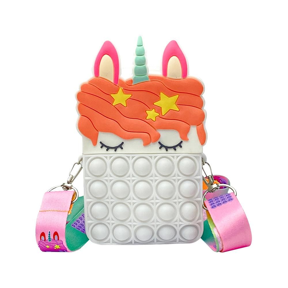 "Unicorn Pop It Sling Bag for Girls "