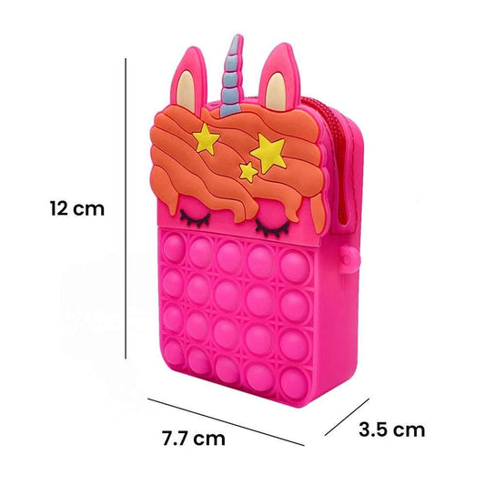 "Unicorn Pop It Sling Bag for Girls "